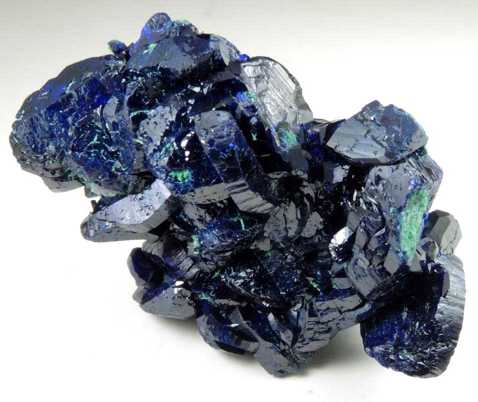 Azurite with Malachite from Milpillas Mine, Cuitaca, Sonora, Mexico