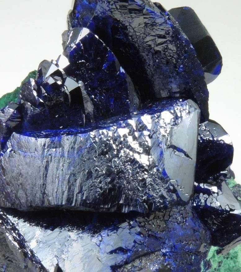 Azurite with Malachite from Milpillas Mine, Cuitaca, Sonora, Mexico