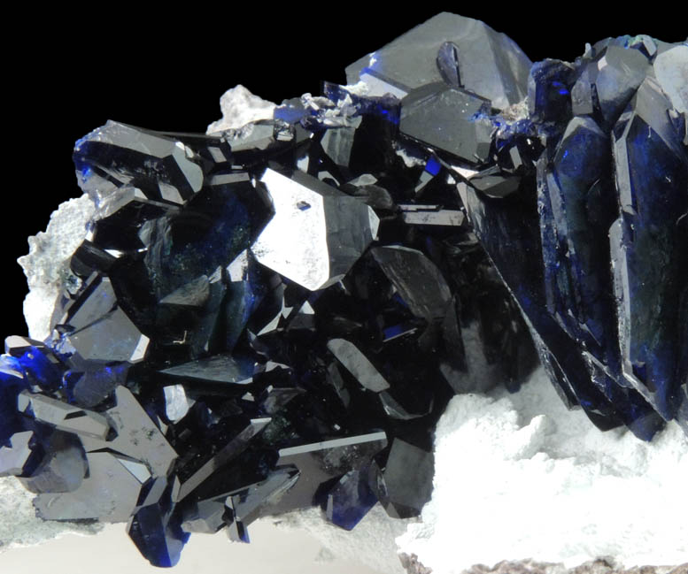 Azurite partially altered to Malachite from Milpillas Mine, Cuitaca, Sonora, Mexico