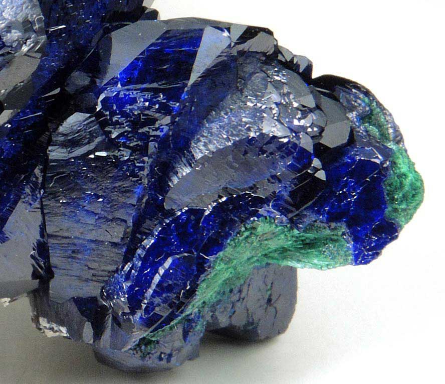 Azurite and Malachite pseudomorphs after Azurite from Milpillas Mine, Cuitaca, Sonora, Mexico