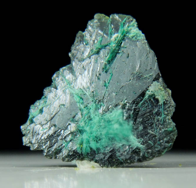 Volborthite with Brochantite from Milpillas Mine, Cuitaca, Sonora, Mexico