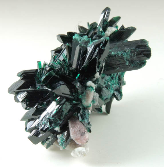 Brochantite from Milpillas Mine, Cuitaca, Sonora, Mexico