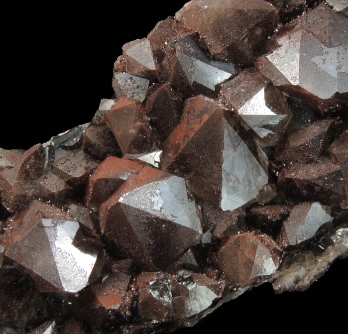 Quartz var. Smoky Quartz with Hematite from Auchenlosh Quarry, Dalbeattie, Dumfries & Galloway, Scotland