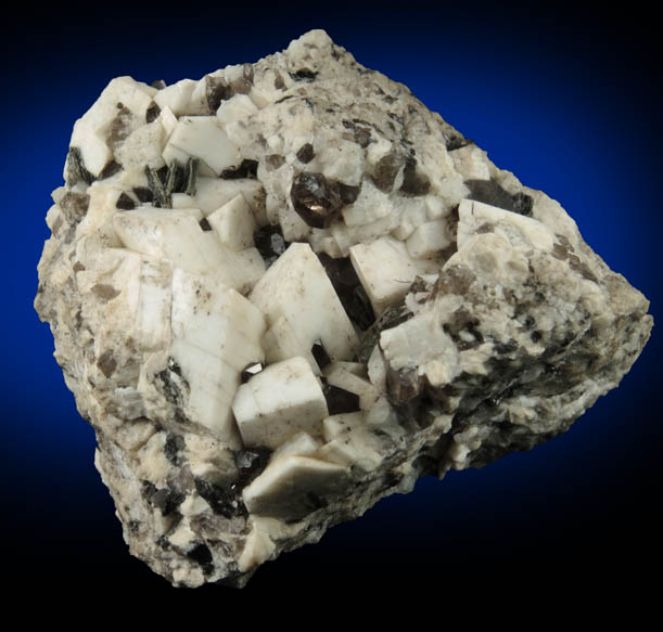Microcline, Smoky Quartz, Muscovite from Diamond Rocks, Hare's Gap, Mournes, County Down, Ireland