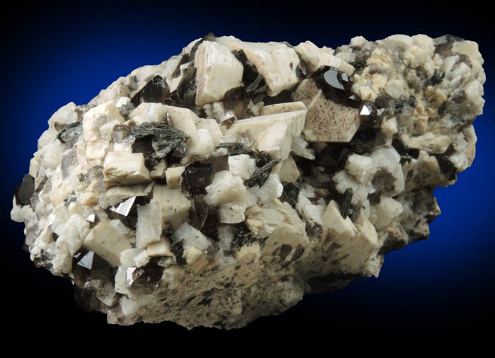 Microcline, Smoky Quartz, Muscovite from Diamond Rocks, Hare's Gap, Mournes, County Down, Ireland