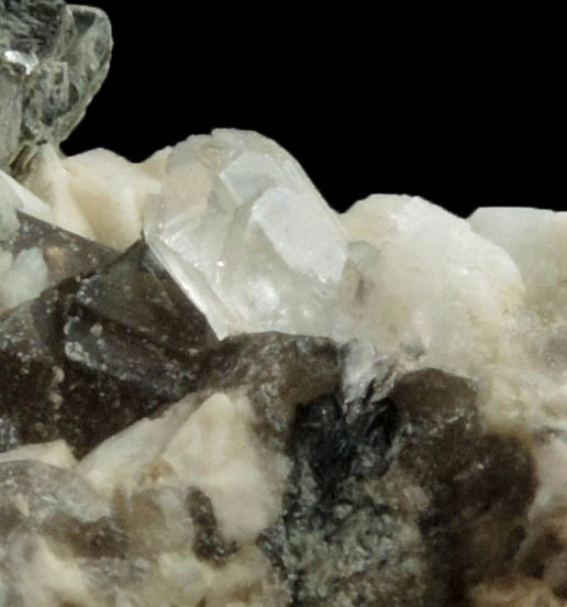 Topaz, Smoky Quartz, Microcline, Albite from Diamond Rocks, Hare's Gap, Mournes, County Down, Ireland