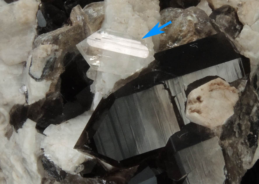 Topaz, Smoky Quartz, Microcline, Albite from Diamond Rocks, Hare's Gap, Mournes, County Down, Ireland