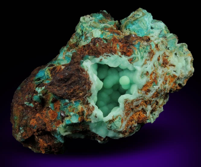 Phosphohedyphane and Chrysocolla from Cove Vein, Whytes Cleuch, Wanlockhead, Dumfriesshire, Scotland