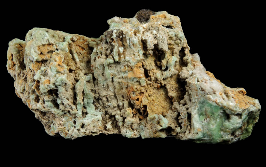 Plumboapatite on Phosphohedyphane with Chrysocolla from Cove Vein, Whytes Cleuch, Wanlockhead, Dumfriesshire, Scotland