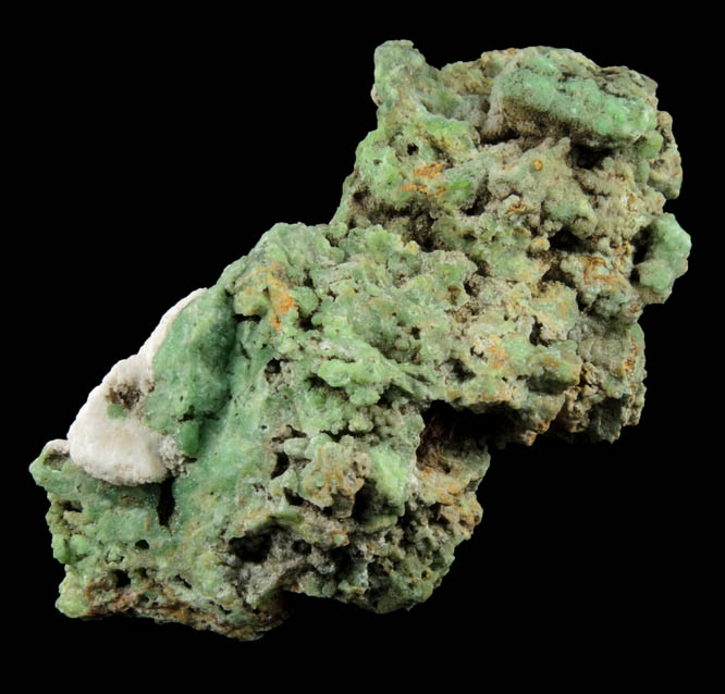 Plumboapatite on Phosphohedyphane with Chrysocolla from Cove Vein, Whytes Cleuch, Wanlockhead, Dumfriesshire, Scotland