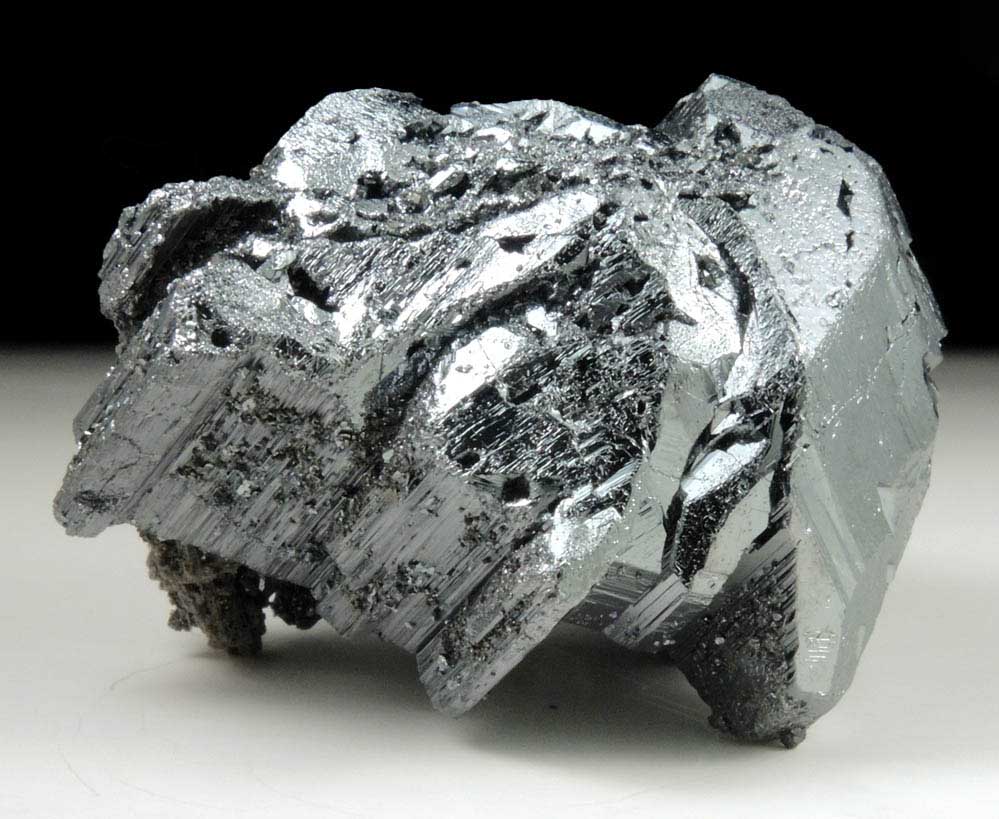 Bournonite (twinned crystals) from Yaogangxian Mine, Nanling Mountains, Hunan, China