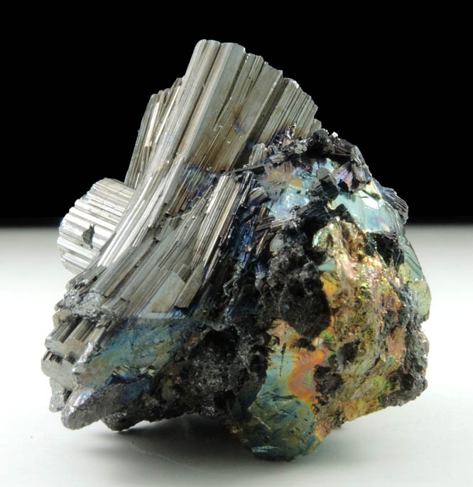 Bournonite on Chalcopyrite from Yaogangxian Mine, Nanling Mountains, Hunan, China