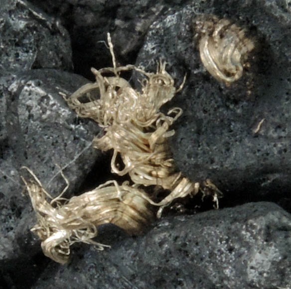 Acanthite with Native Silver from Xiaoqinggou, Datong, Shanxi, China