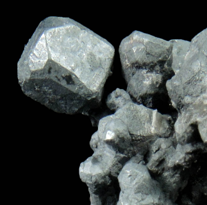 Acanthite with Native Silver from Xiaoqinggou, Datong, Shanxi, China