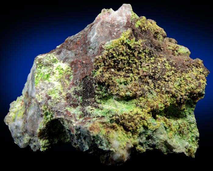 Lukrahnite, Philipsbornite, Zincgartrellite from Tsumeb Mine, 2nd Oxide Zone, Otavi-Bergland District, Oshikoto, Namibia (Type Locality for Lukrahnite, Zincgartrellite)