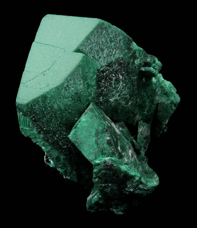 Malachite pseudomorph after Azurite from Tsumeb Mine, Otavi-Bergland District, Oshikoto, Namibia