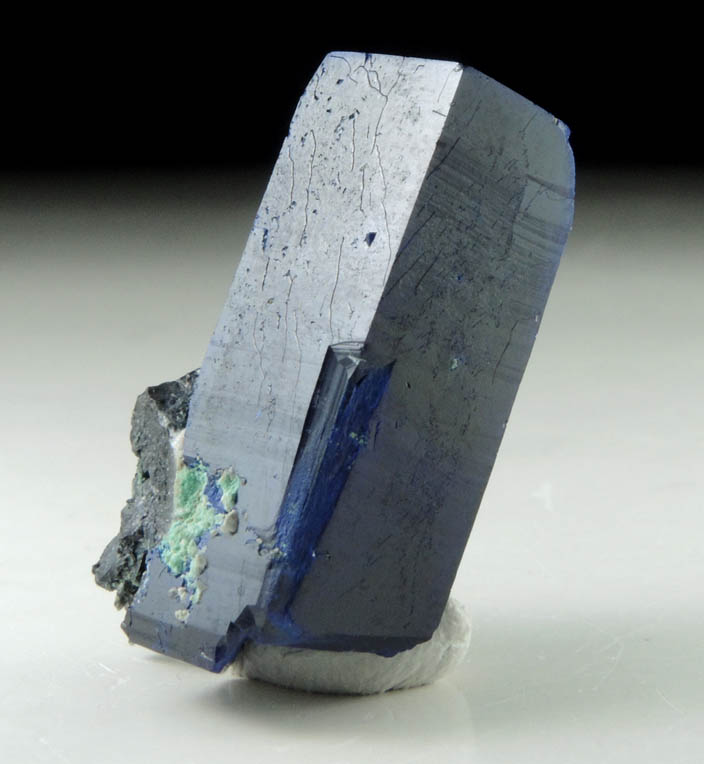 Azurite with Arsentsumebite from Tsumeb Mine, Otavi-Bergland District, Oshikoto, Namibia (Type Locality for Arsentsumebite)