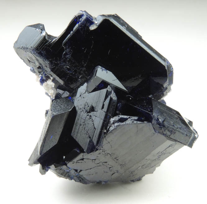 Azurite (twinned crystals) from Tsumeb Mine, Easter Pocket, Otavi-Bergland District, Oshikoto, Namibia