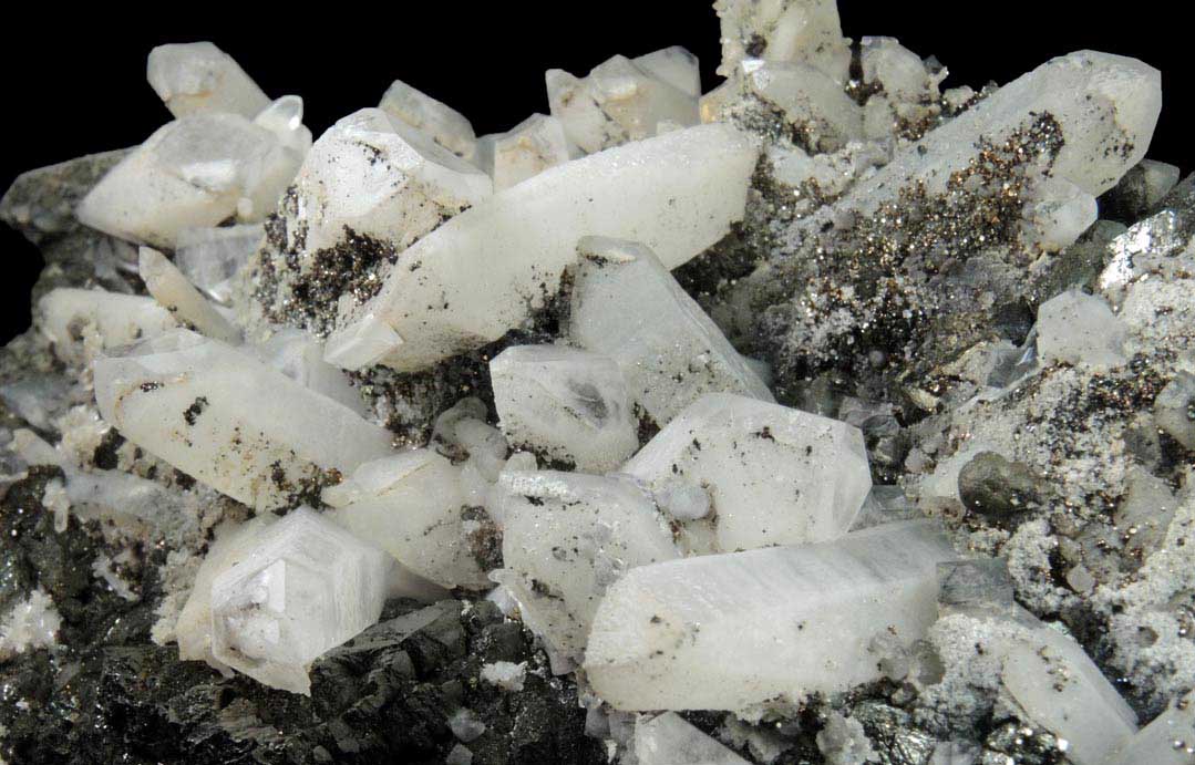 Stannite and Quartz from Yaogangxian Mine, Nanling Mountains, Hunan, China