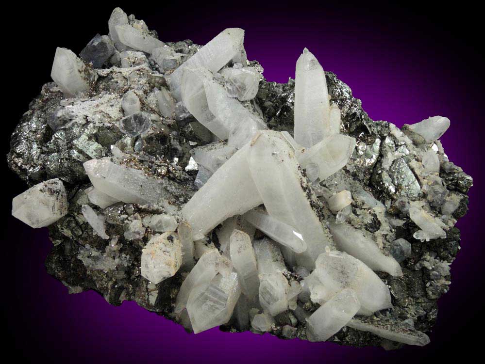 Stannite and Quartz from Yaogangxian Mine, Nanling Mountains, Hunan, China