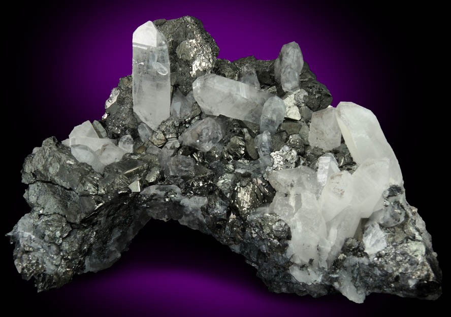 Stannite and Quartz from Yaogangxian Mine, Nanling Mountains, Hunan, China