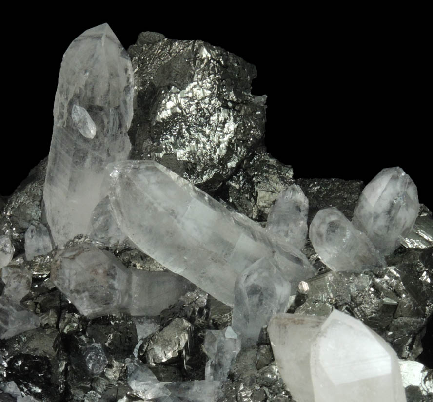 Stannite and Quartz from Yaogangxian Mine, Nanling Mountains, Hunan, China