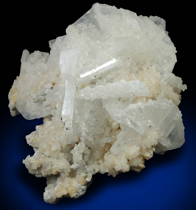 Anhydrite and Calcite from Boccheggiano, Montieri, Grosseto, Tuscany, Italy