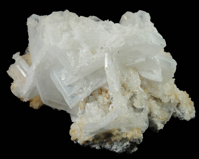 Anhydrite and Calcite from Boccheggiano, Montieri, Grosseto, Tuscany, Italy