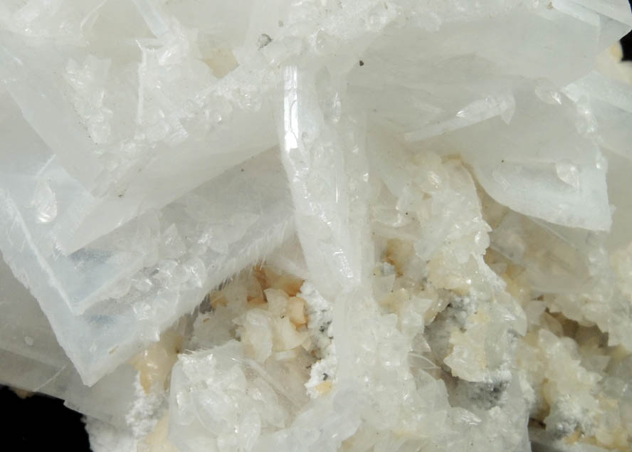 Anhydrite and Calcite from Boccheggiano, Montieri, Grosseto, Tuscany, Italy