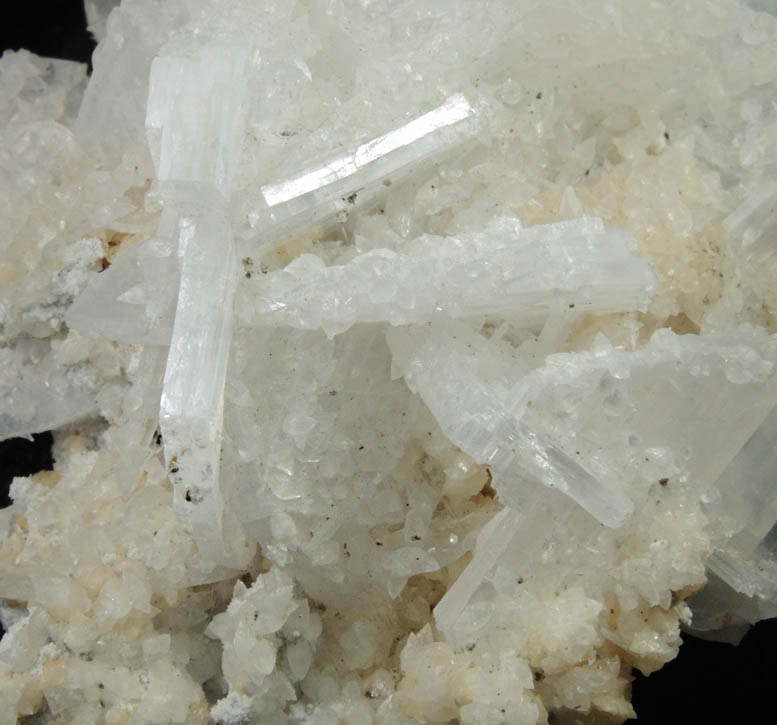 Anhydrite and Calcite from Boccheggiano, Montieri, Grosseto, Tuscany, Italy