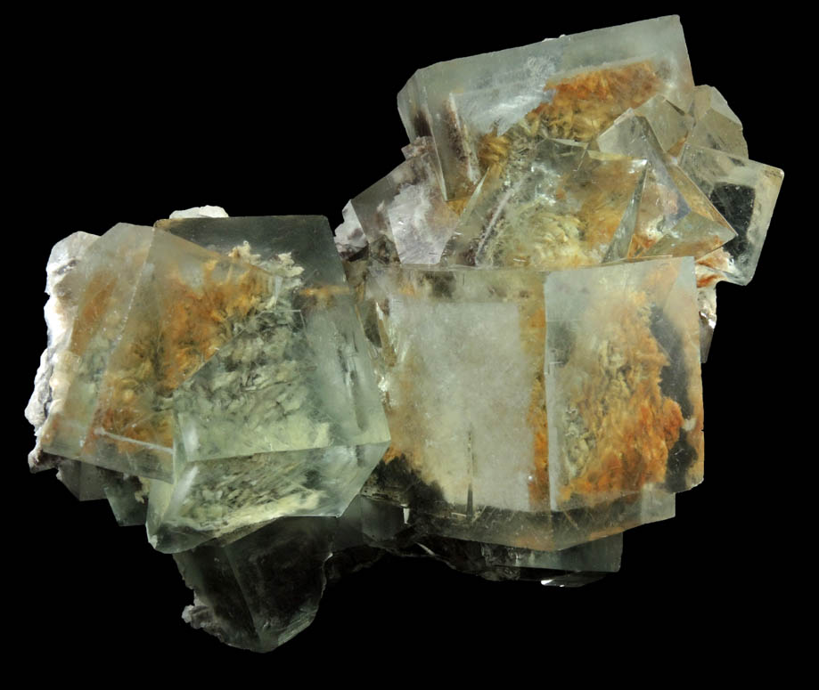 Fluorite with internal phantom-growth zones and inclusions from Yaogangxian Mine, Nanling Mountains, Hunan, China