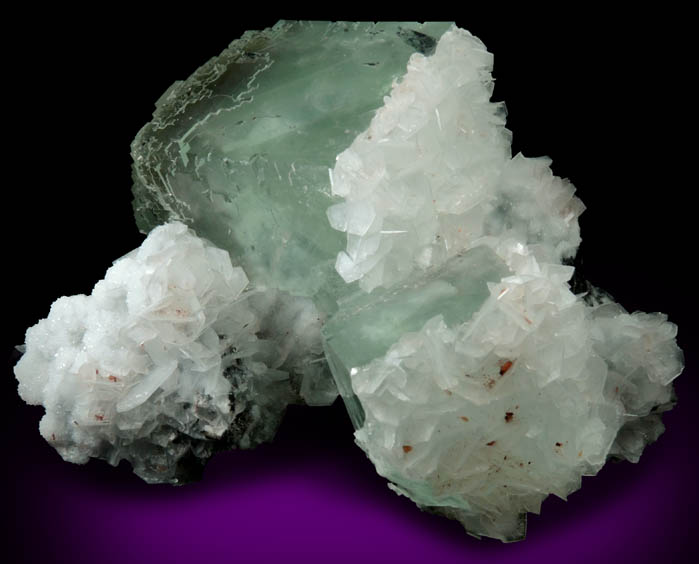 Fluorite, Calcite, Quartz from Yaogangxian Mine, Nanling Mountains, Hunan, China