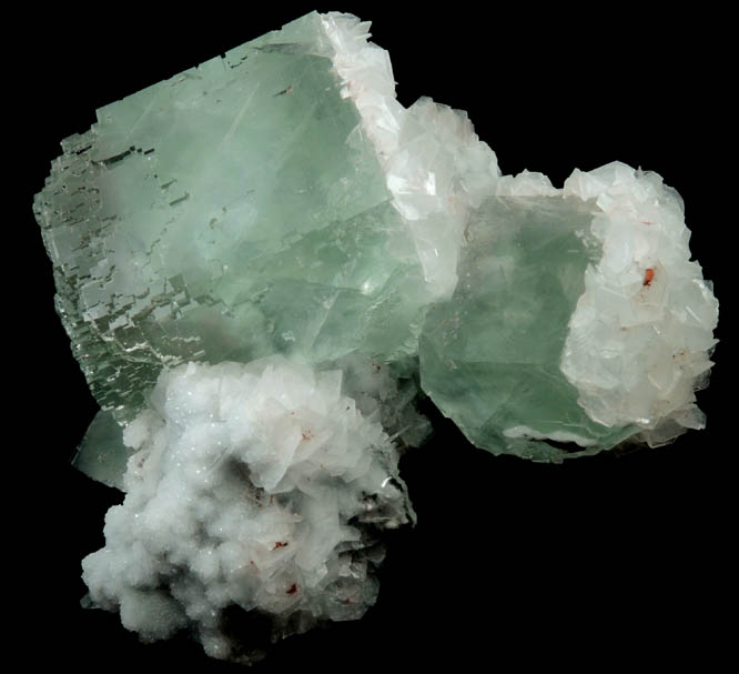 Fluorite, Calcite, Quartz from Yaogangxian Mine, Nanling Mountains, Hunan, China
