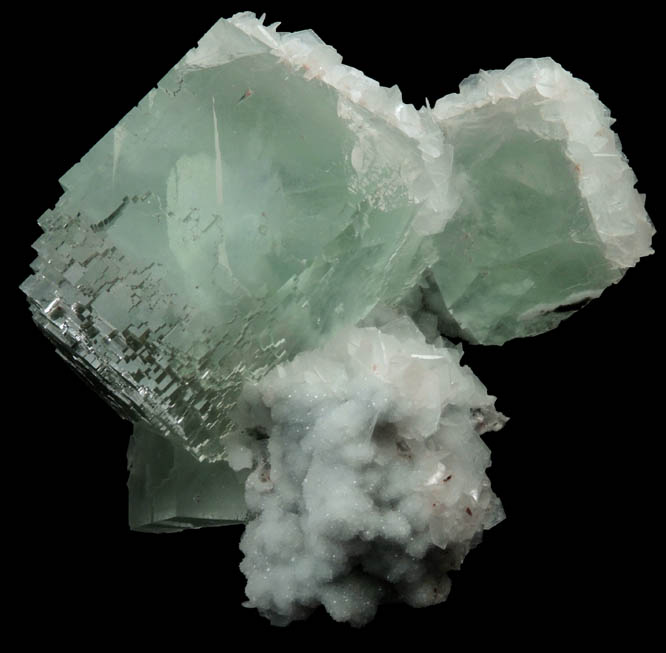 Fluorite, Calcite, Quartz from Yaogangxian Mine, Nanling Mountains, Hunan, China