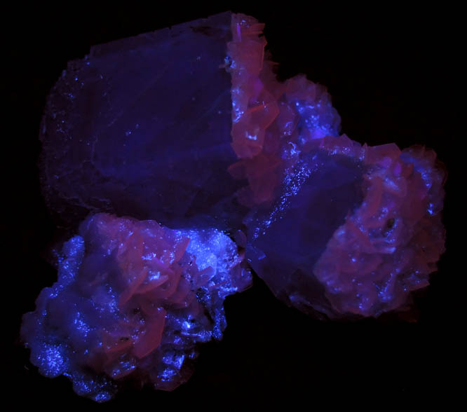 Fluorite, Calcite, Quartz from Yaogangxian Mine, Nanling Mountains, Hunan, China