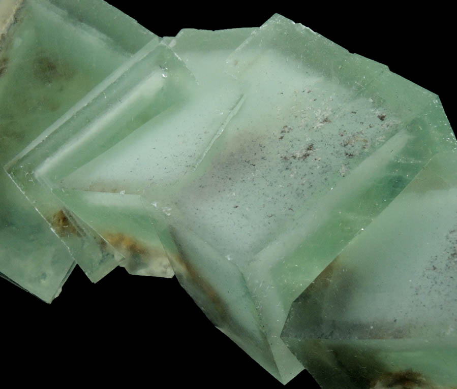 Fluorite with internal phantom-growth zones from Yaogangxian Mine, Nanling Mountains, Hunan, China