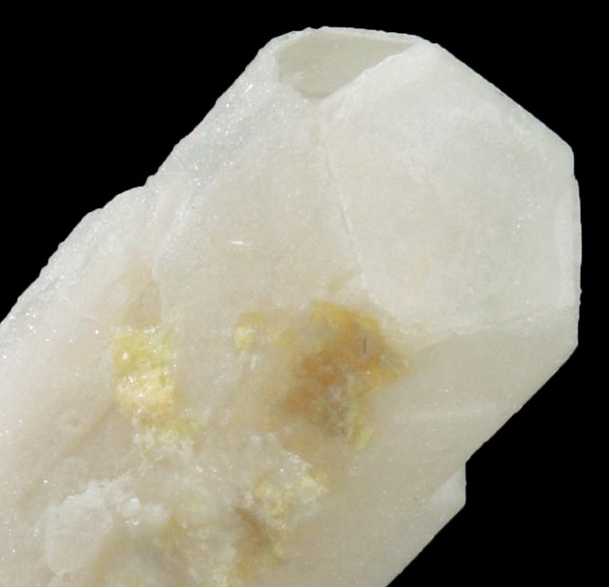 Melanophlogite on Celestine with minor Sulfur from Racalmuto, Girgenti, Sicily, Italy
