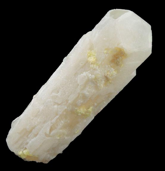 Melanophlogite on Celestine with minor Sulfur from Racalmuto, Girgenti, Sicily, Italy