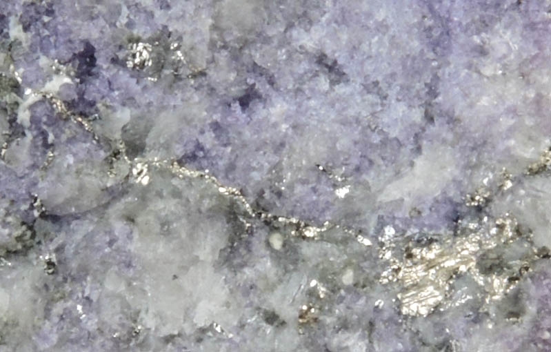 Melonite with Fluorite from Cripple Creek District, Teller County, Colorado