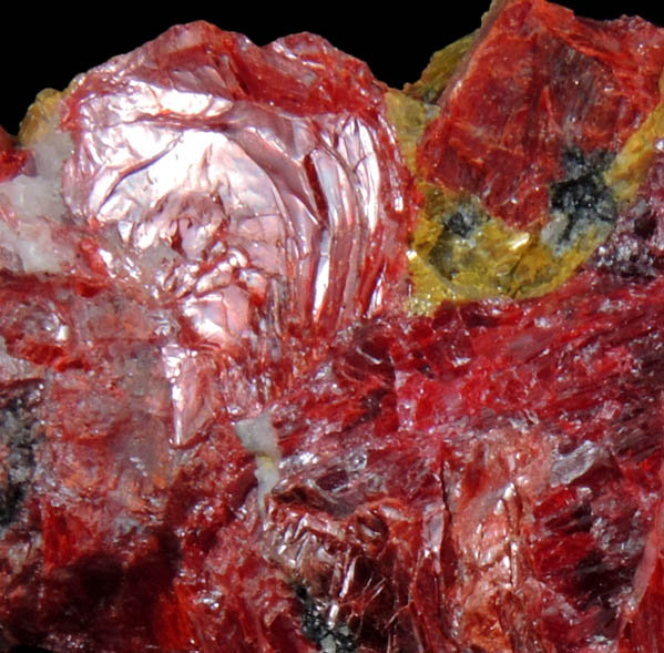 Getchellite with Orpiment from Khaidarkan, Osh Oblast, Kyrgyzstan