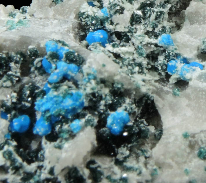 Lammerite and Lavendulan from El Guanaco Mine, Guanaco, Antofagasta, Chile