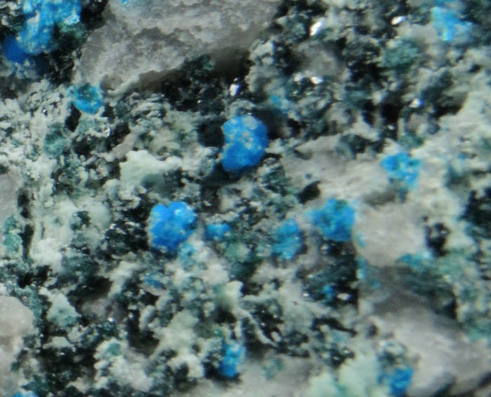 Lammerite and Lavendulan from El Guanaco Mine, Guanaco, Antofagasta, Chile