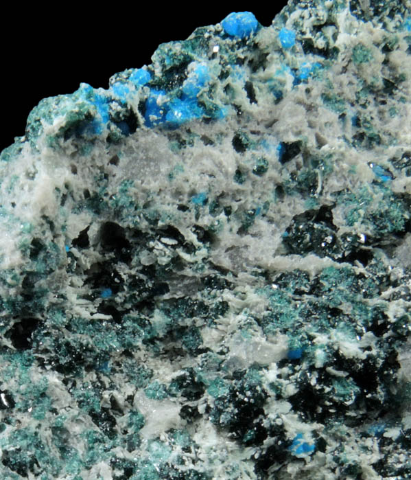 Lammerite and Lavendulan from El Guanaco Mine, Guanaco, Antofagasta, Chile