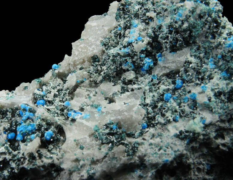 Lammerite and Lavendulan from El Guanaco Mine, Guanaco, Antofagasta, Chile