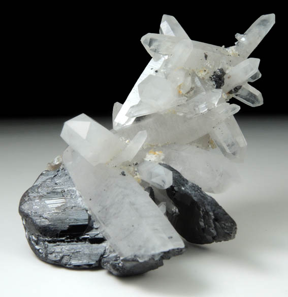 Hematite on Quartz from Cavradischlucht (Cavradi Gorge), Tujetsch, Grischun (Graubnden), Switzerland