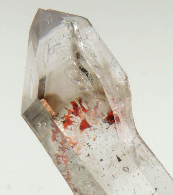 Quartz with Hematite inclusions from Goboboseb Mountains, 43 km west of Brandberg Mountain, Erongo region, Namibia