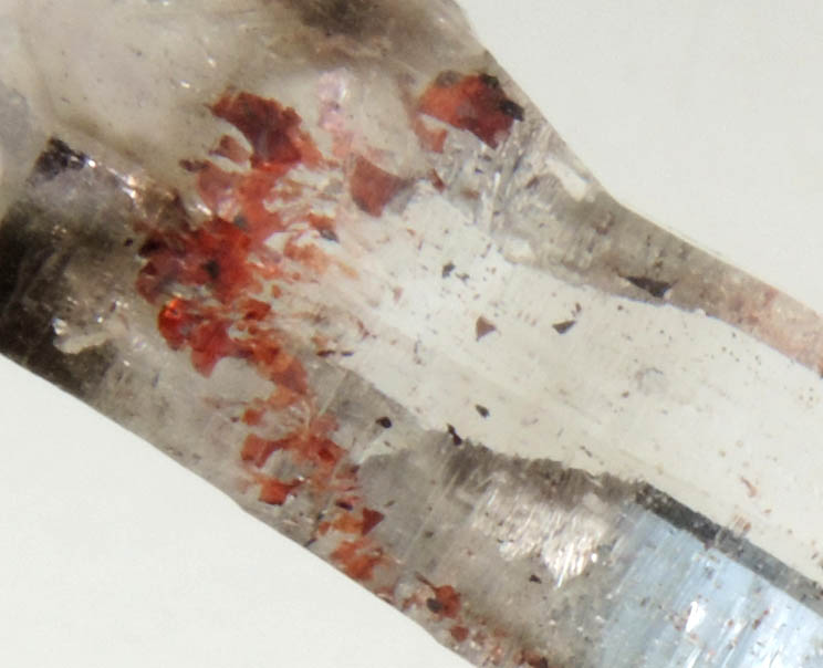 Quartz with Hematite inclusions from Goboboseb Mountains, 43 km west of Brandberg Mountain, Erongo region, Namibia