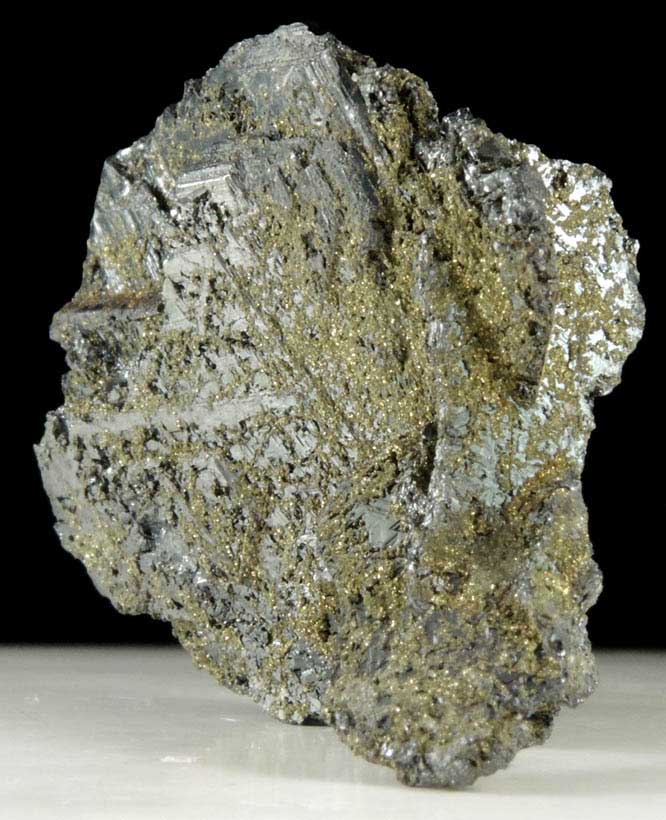 Polybasite with Chalcopyrite from Mina la Sirena, Guanajuato, Mexico