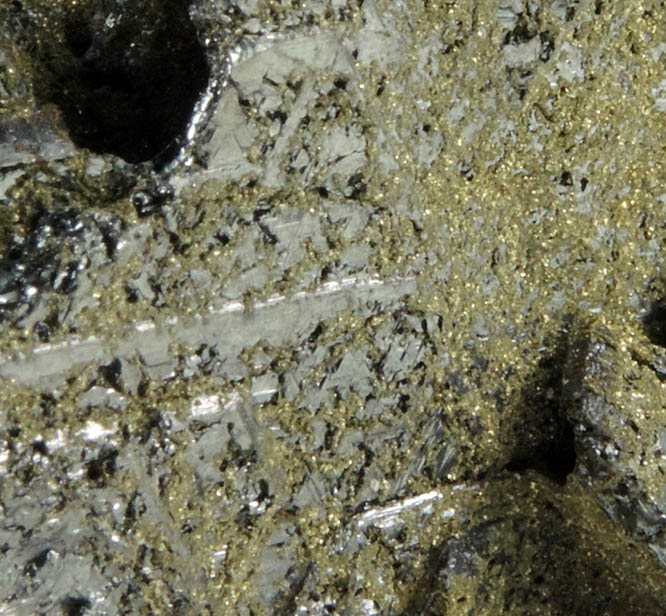 Polybasite with Chalcopyrite from Mina la Sirena, Guanajuato, Mexico
