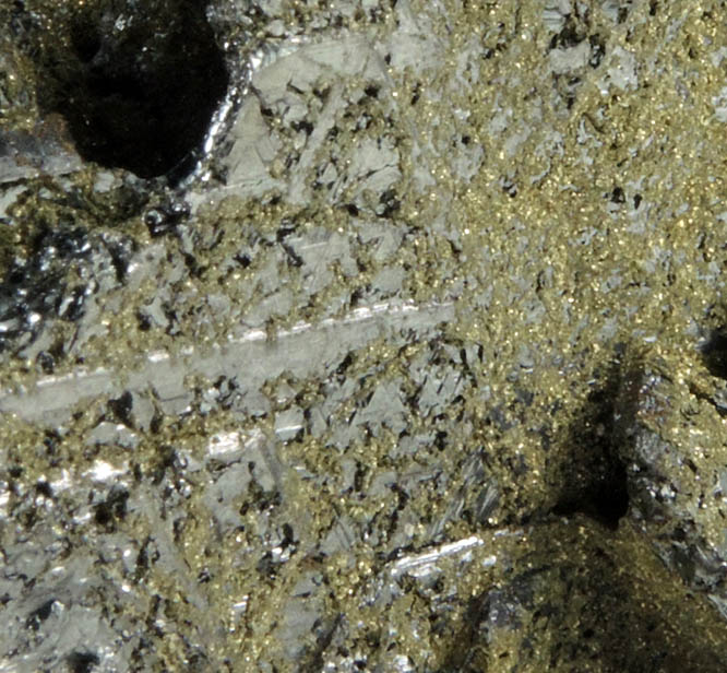 Polybasite with Chalcopyrite from Mina la Sirena, Guanajuato, Mexico